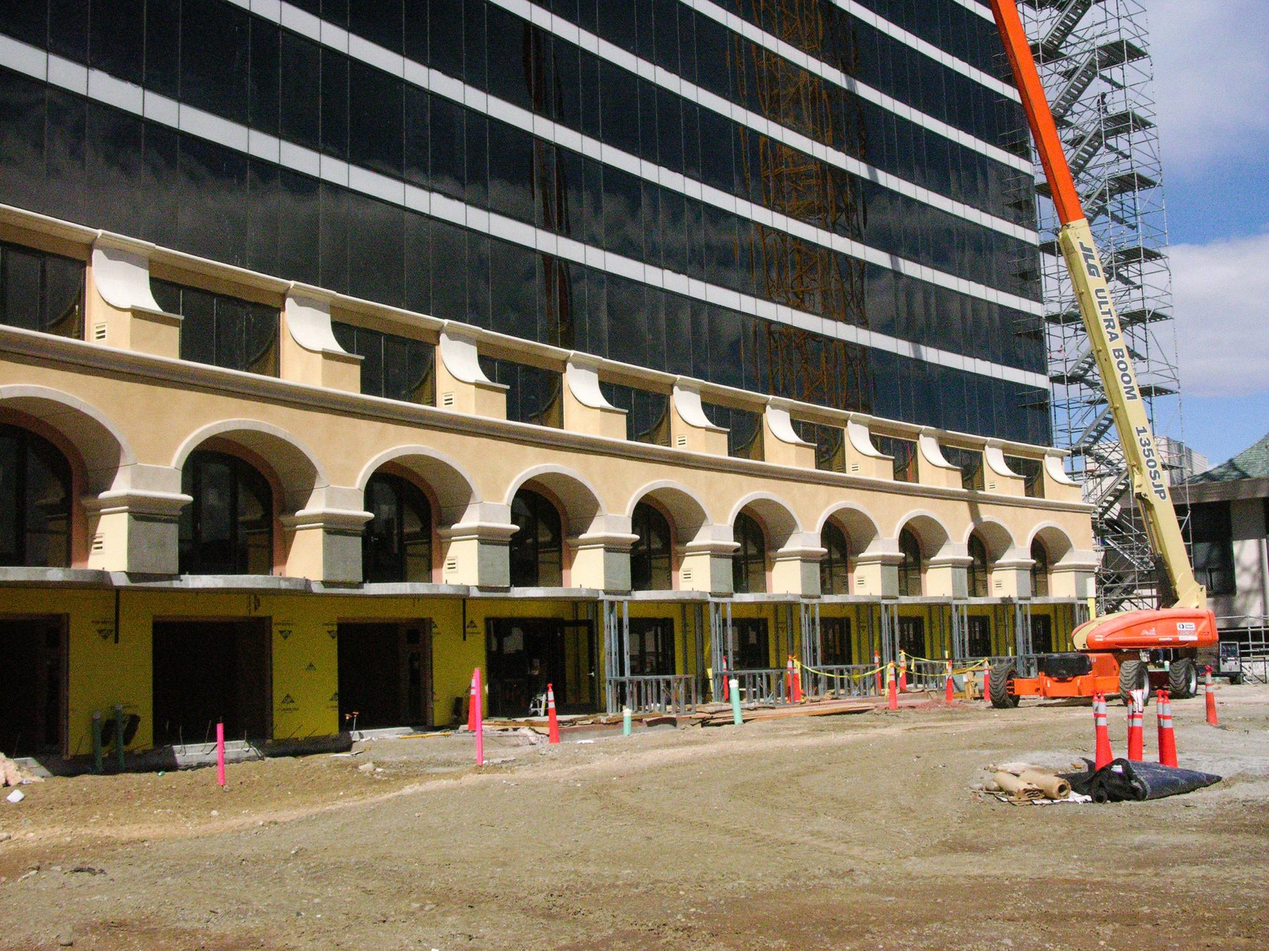 Commercial façade renovation